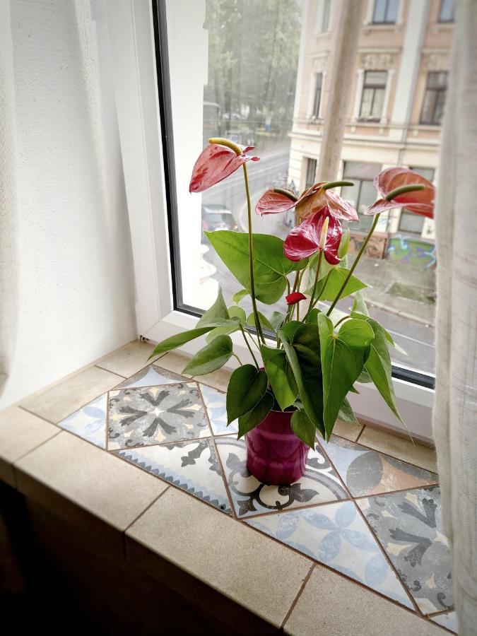 Flat In Neo Country Style Aus Gruenderzeit Bis 6 Person Apartment Leipzig Luaran gambar